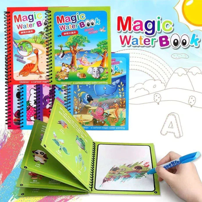 REUSABLE MAGICAL WATER PAINTING BOOK