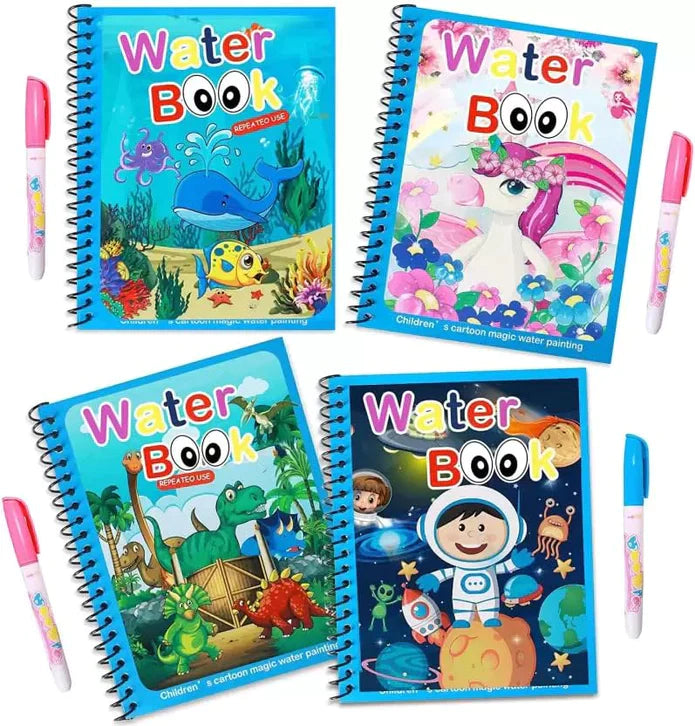 REUSABLE MAGICAL WATER PAINTING BOOK