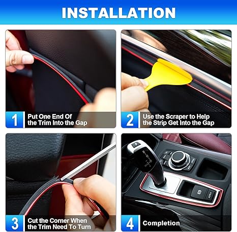 Car Interior Trim Strip 5 Metar