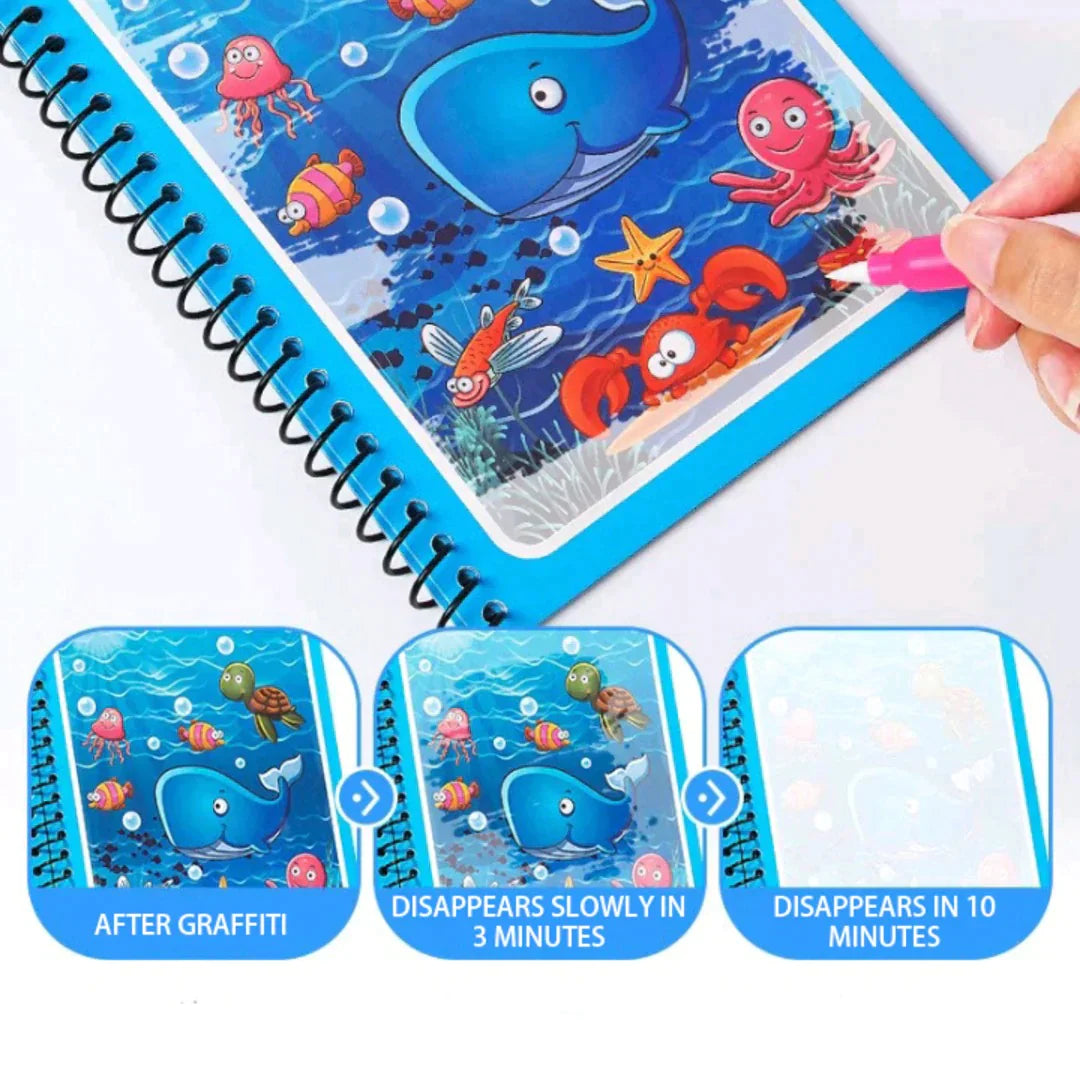 REUSABLE MAGICAL WATER PAINTING BOOK