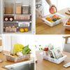 Retractable Fridge Organizer Baskets