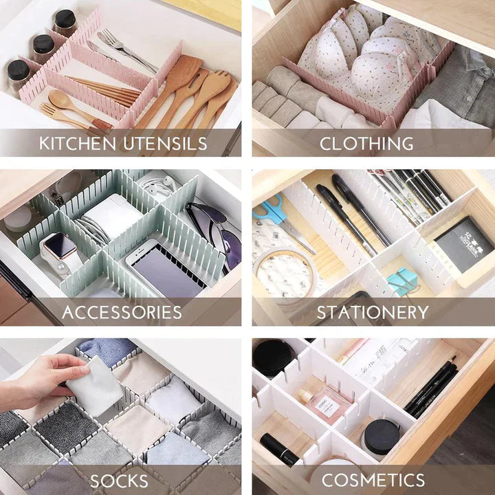 ADJUSTABLE DRAWER ORGANIZER