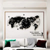 World Map Wall Clock