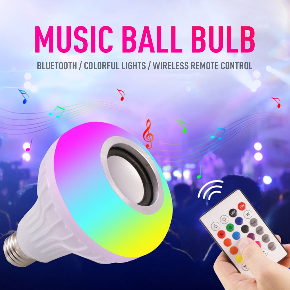 RGB Music Blub With Bluetooth