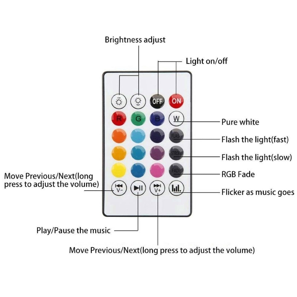 RGB Music Blub With Bluetooth