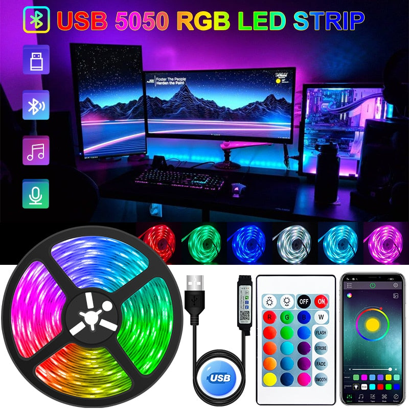 RGB LED Strip Light 16 Color