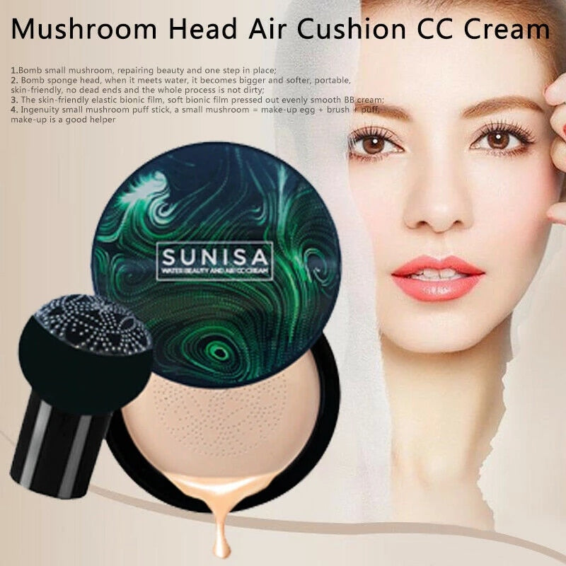 Sunisa 3 in 1 Air Cushion CC and BB Cream Waterproof Foundation