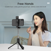 Bluetooth Remote Selfie Stick with LED Light