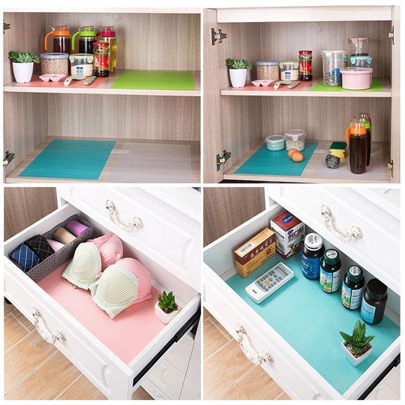 Moisture proof Refrigerator & Drawer Mats (5 Mats)