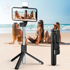 Bluetooth Remote Selfie Stick with LED Light